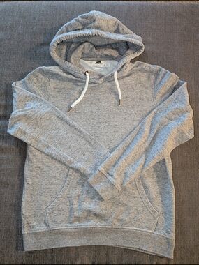 Topman Grey Hooded Sweatshirt